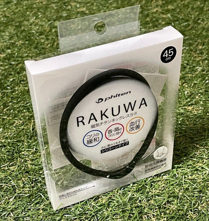 Phiten Sports RAKUWA Magnetic Titanium Necklace S- || Ship Japan